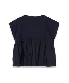 JOSEPH 【洗える】ポプリンジャージー　キャップスリーブティーシャツ