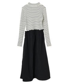 Green Parks ドッキングニットワンピース