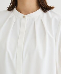 Green Parks タックショートスリーブブラウス