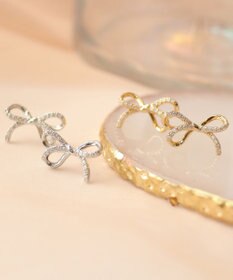 Tiaclasse 【金属アレルギー対応】ひねりリボンピアス