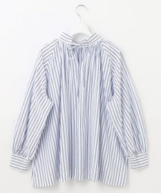 UNFILO イージーケア ギャザーブラウス