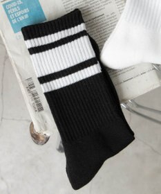 WEGO 底パイルラインソックス