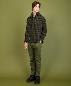 JOSEPH ABBOUD MOUNTAIN オーガニック チェック ラフィーネル シャツ