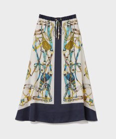 GRACE CONTINENTAL マリンスカーフロングスカート