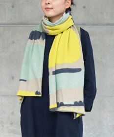 nitorito 【UNISEX】snowcover オリジナル雪山柄 ストール