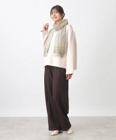 MOONBAT 【FUDGE11月号掲載】PAUL & JOE ACCESSOIRES クリザンテーム刺繍ムースタッチマフラー（パッケージ入り）