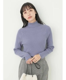 earth music&ecology やわらかタッチリブタートルネックプルオーバー