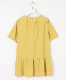 自由区 【WEB限定・洗える・XSサイズあり】ディフォームピケチュニック丈 カットソー