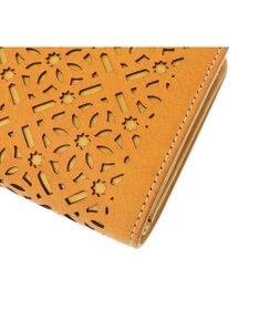 genten ダイヤカットワーク　二つ折り財布