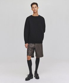 UNFILO MENS レザーライク ショートパンツ [24年春夏商品]