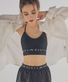 OP／FILA 【RUSTY】ニコちゃんロンT＋ショートパンツ付きビキニ 4点セット水着