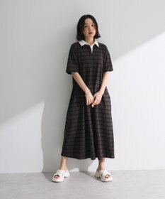 Green Parks ・ＳＵＧＡＲ　ＳＰＯＯＮ　ボーダーポロワンピース