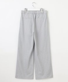 J.PRESS LADIES L 【洗える】リネンライクジャージー ワイド パンツ