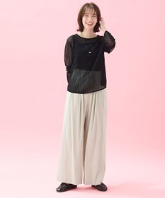 ANY 【アンチピリング】メッシュニットプルオーバー