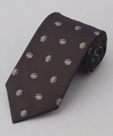 GOTAIRIKU GOTAIRIKU別注【日本製】シルク ネクタイ_小紋柄 ダークブラウン系8