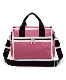 LeSportsac LARGE E/W TH TOTE/モーヴ/ピーチブラッシュ/ブラック