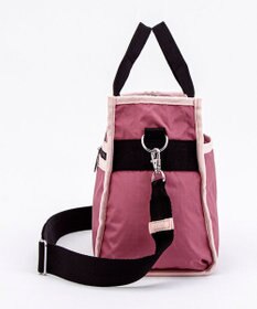 LeSportsac LARGE E/W TH TOTE/モーヴ/ピーチブラッシュ/ブラック