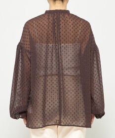 uncrave シアードットジャガード ブラウス