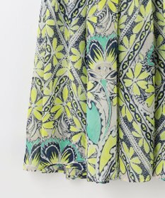 GRACE CONTINENTAL シフォンプリントティアードワンピース