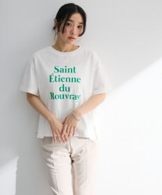 Green Parks 多段フェミニンロゴボックスＴシャツ