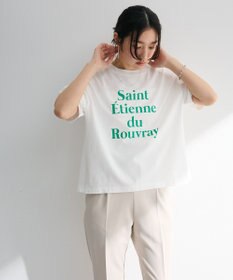 Green Parks 多段フェミニンロゴボックスＴシャツ