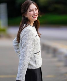 ANY SIS ネップツイード ジャケット