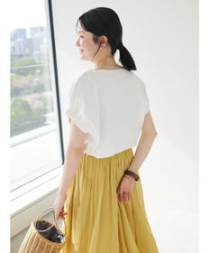 CRAFT STANDARD BOUTIQUE 【ＵＶカット】ギャザースリーブプルオーバー