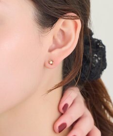 Phoebe 【金属アレルギー対応】プチメタルパールピアス(片耳)/サージカルステンレス