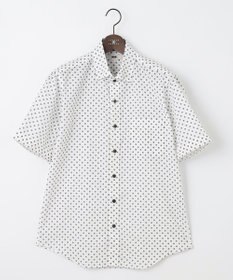 JOSEPH ABBOUD 【イージーケア】小紋プリント 半袖シャツ