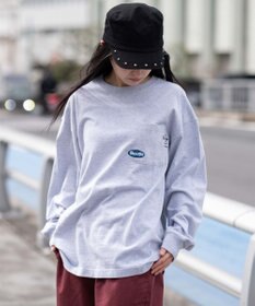 WEGO 【ユニセックス着用ITEM】ポケット刺繍BIG　T（長袖）