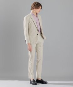 JOSEPH HOMME リネンストレッチブロード ウィングカラー半袖シャツ