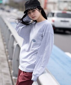 WEGO 【ユニセックス着用ITEM】ポケット刺繍BIG　T（長袖）