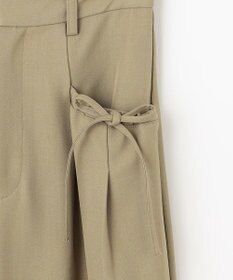 Feroux リボンディテール セミワイドパンツ