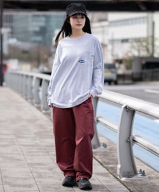 WEGO 【ユニセックス着用ITEM】ポケット刺繍BIG　T（長袖）