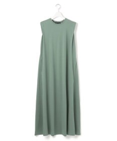 23区 L 【Oggi8月号掲載/接触冷感/洗える】ツイストコットンプレーティング スリーブレスワンピース