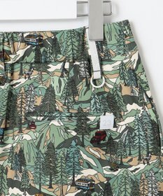 23区GOLF 【WOMEN】キャンピングカモ柄プリントカルゼ スカート