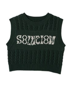 WEGO ロゴケーブルメッシュベスト