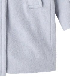 YECCA VECCA ウール混ミドル丈スタンドカラーコート