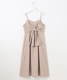 Feroux 【新色追加・洗える】バックリボン キャミワンピース