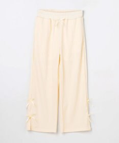 ANY KIDS ランダムリブ ワイドフレアパンツ