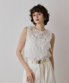 GRACE CONTINENTAL フリンジベスト