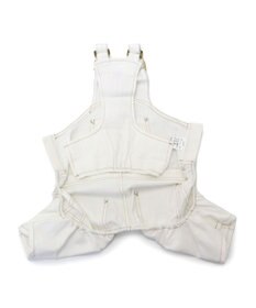 PET PARADISE Ｌｅｅ ホワイトデニム オーバーオール 小型犬