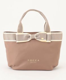 TOCCA 【撥水】BICOLOR RIBBON TOTE トートバッグ