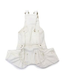 PET PARADISE Ｌｅｅ ホワイトデニム オーバーオール 小型犬