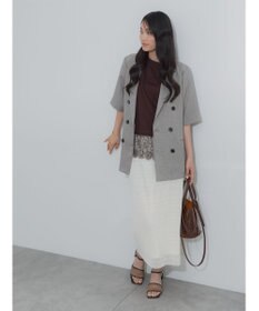 Te chichi 【接触冷感/マシンウォッシャブル】レースヘムTシャツ《2026 SUMMER LOOK item》