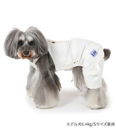 PET PARADISE Ｌｅｅ ホワイトデニム オーバーオール 小型犬