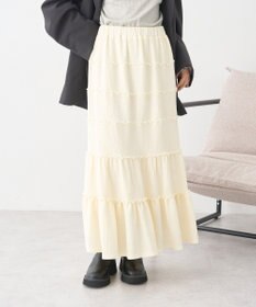 earth music&ecology メロー切替フレアスカート