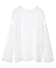 Green Parks シアー切替長袖プルオーバー