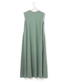 23区 L 【Oggi8月号掲載/接触冷感/洗える】ツイストコットンプレーティング スリーブレスワンピース