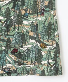 23区GOLF 【WOMEN】キャンピングカモ柄プリントカルゼ スカート